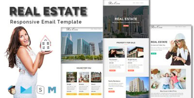 REAL ESTATE - Multipurpose Responsive Email Template