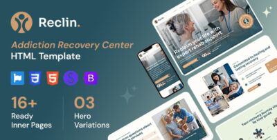 Reclin - Addiction Recovery & Rehabilitation Center HTML Template
