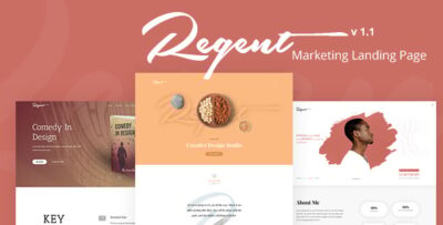 Regent - Multipurpose Marketing HTML Landing page