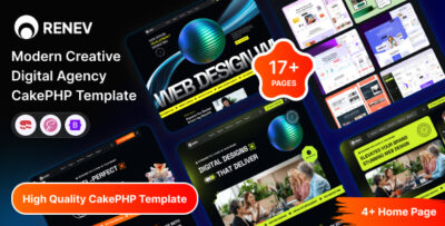 Renev - Modern Creative Digital Agency CakePHP Template