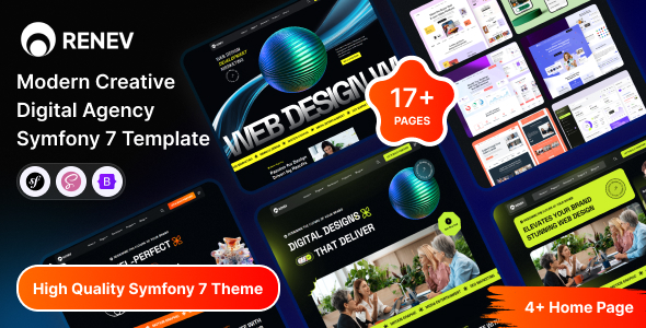 Renev - Modern Creative Digital Agency Symfony Template Renev - Modern Creative Digital Agency Symfony Template
