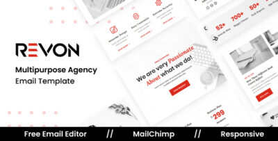 Revon Agency - Multipurpose Responsive Email Template