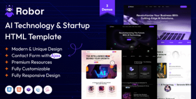 Robor - AI and Automation Integration HTML Template