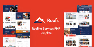 Roofs - Roofing Services PHP Template
