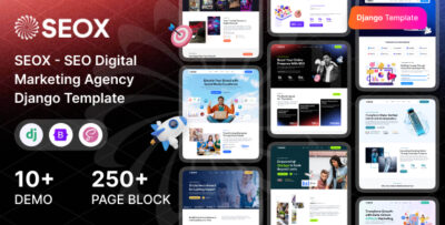 SEOX - Django SEO & Digital Marketing Agency Template