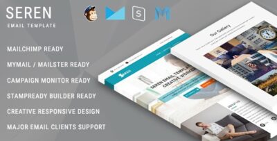 SEREN - Multipurpose Responsive Email Template With Online StampReady Builder Access