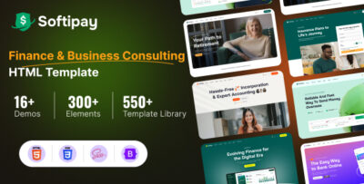 Softipay - Finance & Business Consulting HTML Template