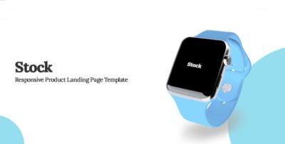 Stock Product Landing Page Template