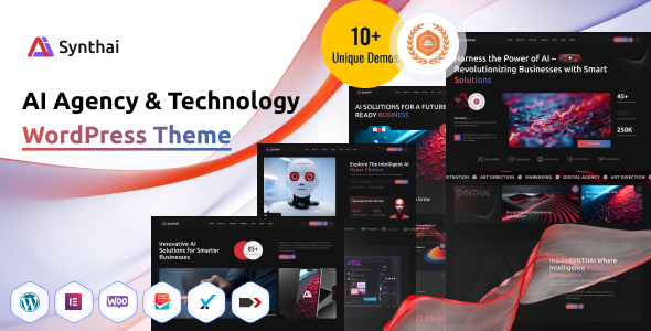 Synthai - AI Agency & Technology WordPress Theme Synthai - AI Agency & Technology WordPress Theme