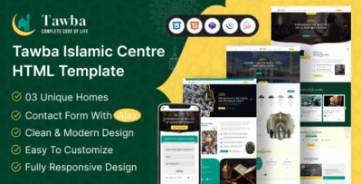 Tawba - Islamic Center HTML Template
