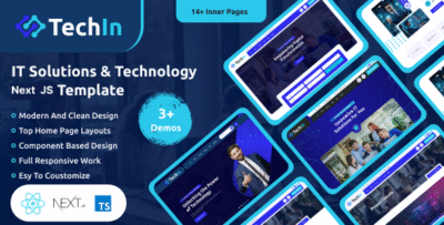 Techin - It Solution & Technology Next JS Template