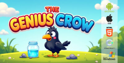The Genius Crow Game - Story-Based Puzzle Adventure | HTML5 + Android + iOS + Windows | Construct 3