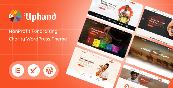 Uphand - Nonprofit Charity WordPress Theme Uphand - Nonprofit Charity WordPress Theme