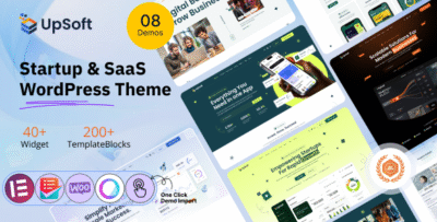 Upsoft - Startup & SaaS WordPress Theme