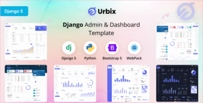 Urbix - Django Admin & Dashboard Template