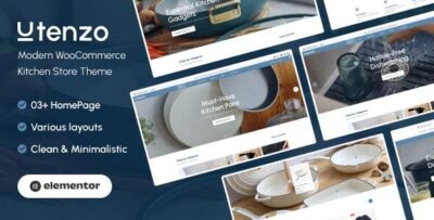 Utenzo - Modern WooCommerce Kitchen Store Theme