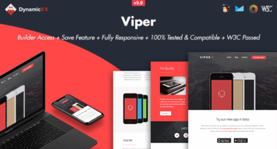 Viper - Responsive Email + Online Template Builder