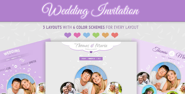 Wedding Invitation - Soft and Clean Email Template Wedding Invitation - Soft and Clean Email Template