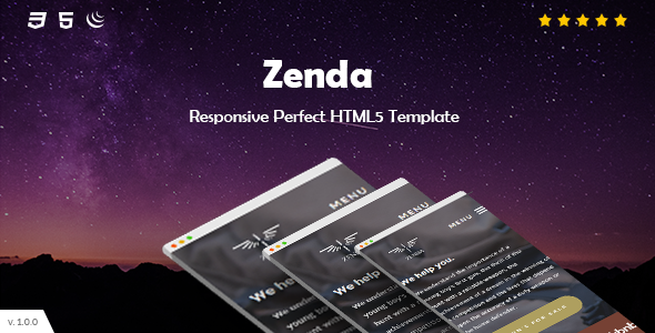 Zenda - Onepage HTML Template Zenda - Onepage HTML Template