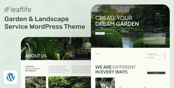 LeafLife - Garden & Landscape Service WordPress Theme LeafLife - Garden & Landscape Service WordPress Theme