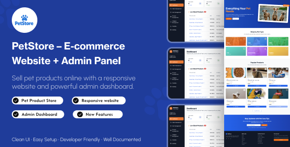 Petstore E-commerce Website E-commerce Platfrom for Pets Petstore E-commerce Website E-commerce Platfrom for Pets