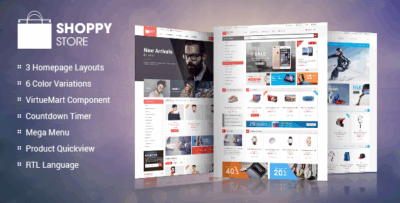 ShoppyStore - Responsive Multipurpose eCommerce Joomla VirtueMart Theme