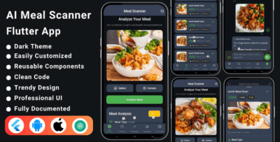 AI Meal Scanner Flutter App | Nutrition & Calorie Tracker | ChatGPT-Powered Analysis