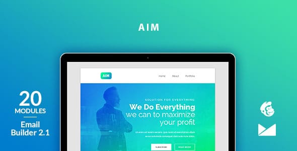 Aim Email Template + Online Emailbuilder 2.1 Aim Email Template + Online Emailbuilder 2.1