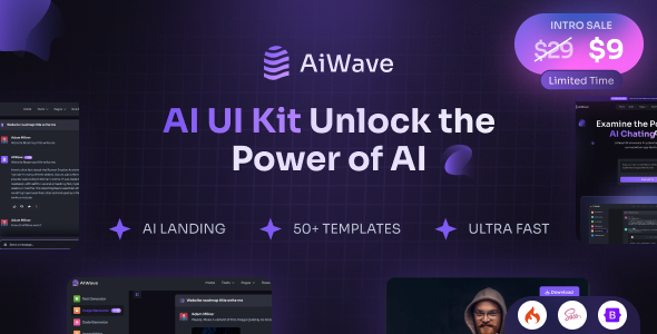 Aiwave AI SaaS Website + Dashboard UI CodeIgniter Kit Aiwave AI SaaS Website + Dashboard UI CodeIgniter Kit