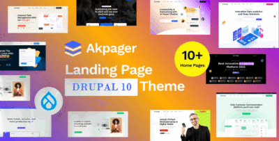 Akpager - Multipurpose Landing Page Drupal 10 Theme