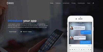 Appy - App Landing Page HTML
