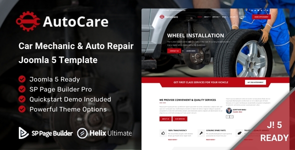 Auto Care - Responsive Car Mechanic Joomla 5 Template Auto Care - Responsive Car Mechanic Joomla 5 Template