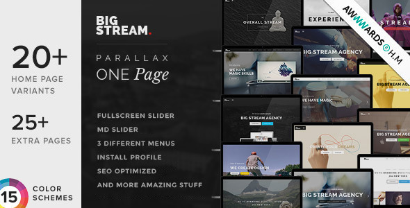 BigStream - One Page Multi-Purpose Drupal Theme BigStream - One Page Multi-Purpose Drupal Theme