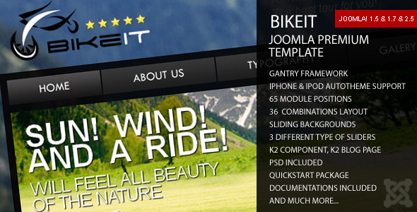 BikeIT - Premium Joomla Template BikeIT - Premium Joomla Template
