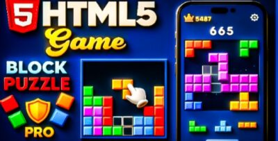 Block IQ Pro - Brain Boosting HTML5 Block Puzzle Game with (Responsive + Sound FX + Auto Difficulty)