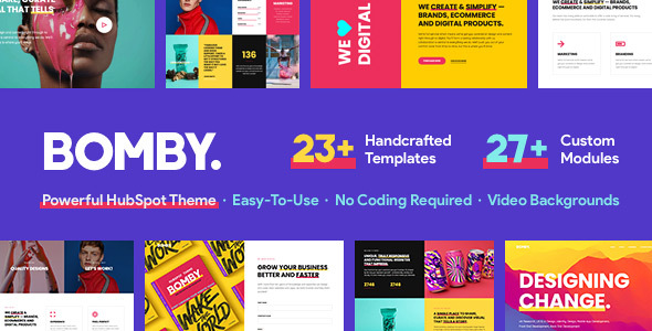 Bomby - Creative Multi-Purpose HubSpot Theme Bomby - Creative Multi-Purpose HubSpot Theme