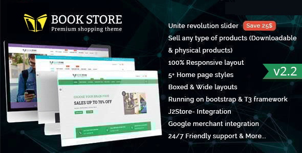 Bookstore - Responsive Joomla Ecommerce Template Bookstore - Responsive Joomla Ecommerce Template