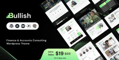 Bullish - Finance & Accounts Consulting WordPress Theme