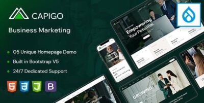 Capigo - Business Marketing Drupal 10 Theme