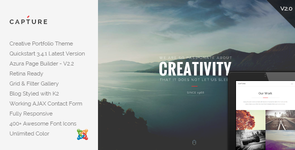 Capture - Creative Portfolio Joomla Template Capture - Creative Portfolio Joomla Template