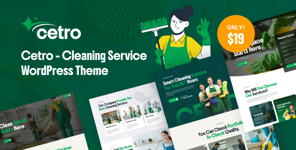 Cetro - Cleaning Service WordPress Theme Cetro - Cleaning Service WordPress Theme