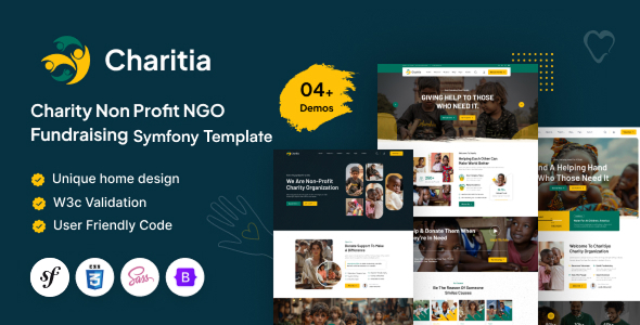 Charitia - Charity & Donation Symfony Template Charitia - Charity & Donation Symfony Template