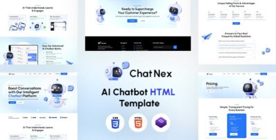 ChatNex | AI Chatbot HTML Template