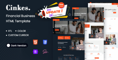 Cinkes - Financial Business HTML5 Template