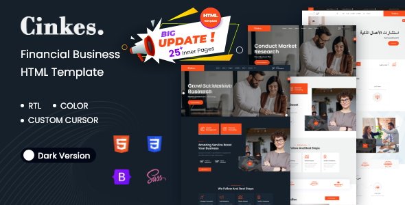 Cinkes - Financial Business HTML5 Template Cinkes - Financial Business HTML5 Template