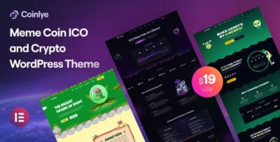 Coinlye - Meme coin ICO & Crypto WordPress Theme
