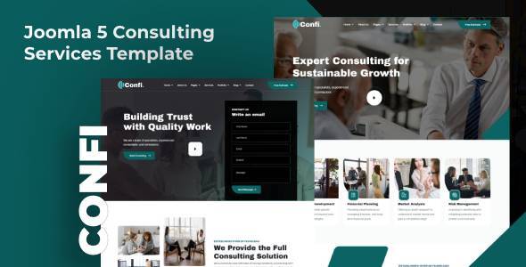 Confi – Joomla 5 Consulting Services Template Confi – Joomla 5 Consulting Services Template