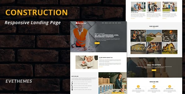 Construction - Multipurpose Responsive HTML Landing Page Construction - Multipurpose Responsive HTML Landing Page