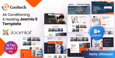 Cooltech - Joomla 5 Air Conditioning & Heating Template