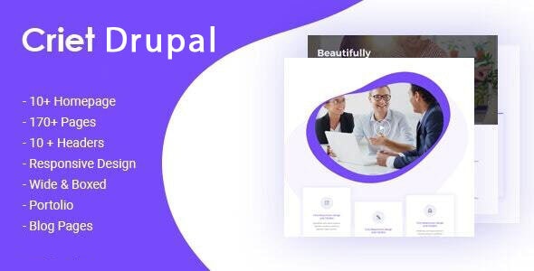 Criet | Responsive Multipurpose Drupal 10 Theme Criet | Responsive Multipurpose Drupal 10 Theme
